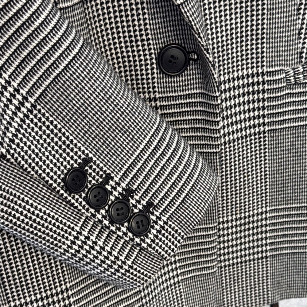 DKNY Classic Houndstooth Blazer, Lined, SZ6 - Picture 8 of 12